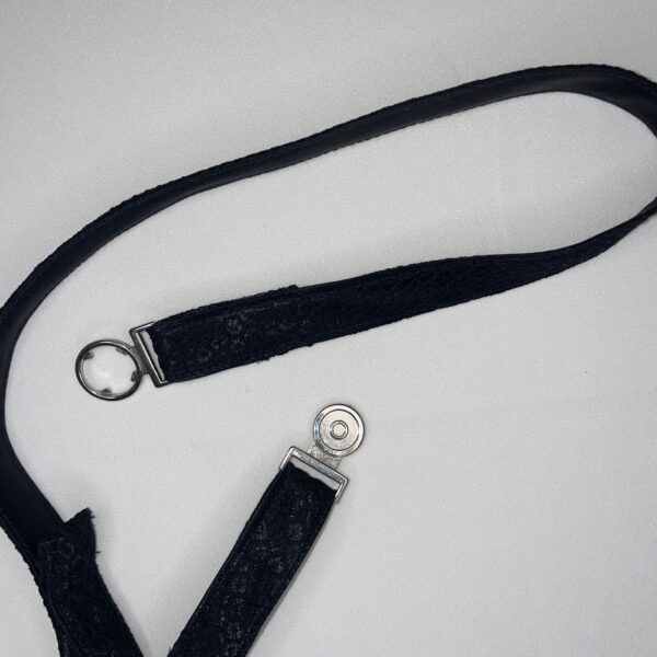 Ceinture noire en dentelle réglable – Image 7