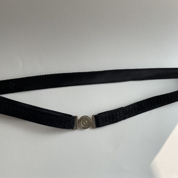 Ceinture noire en dentelle réglable – Image 10